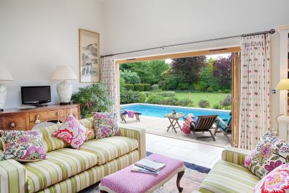 The pool house at Hockham Grange, Norfolk Coast