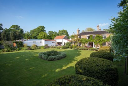 The gardens at Hockham Grange, Norfolk Coast