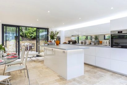 The kitchen at Willow Cottage, Cotswolds