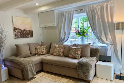 The living room at Willow Cottage, Cotswolds