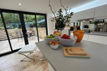 The kitchen at Willow Cottage, Cotswolds