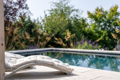 The swimming pool at Winston Manor, Cotswolds