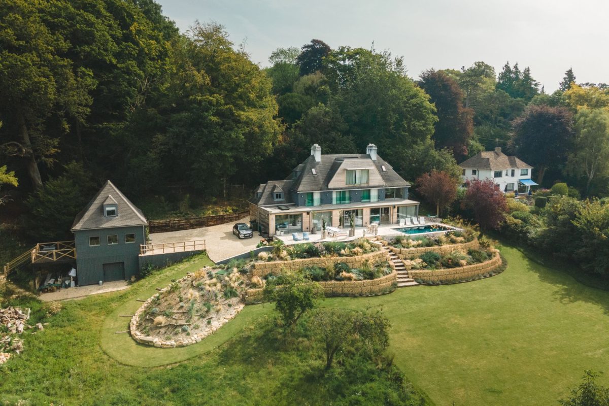 The grounds at Winston Manor, Cotswolds