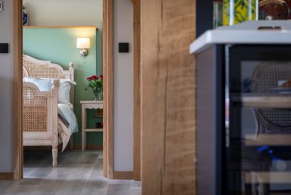 View to a bedroom at The Lodge at Leigh, Dorset