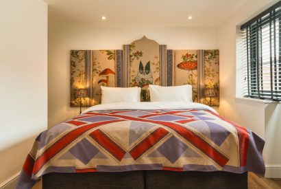 A super king size bedroom at Clay Hill House, Chapmanslade, Wiltshire