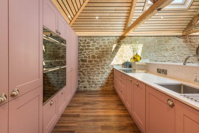 The kitchen at Clay Hill House, Chapmanslade, Wiltshire