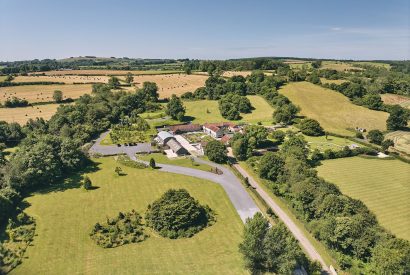 Overhead view at Hygge Hideaway, Somerset