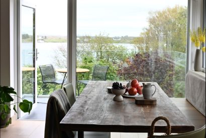 Picture window at Map Maker's Cottage, Roundstone, Galway