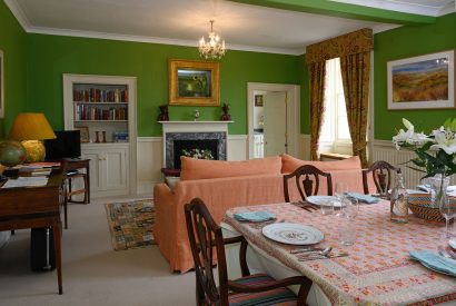 The living space at Lady Emily's Flat, Yorkshire Dales