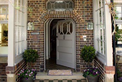 The entrance at Ocean Beach House, Devon