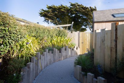 Outdoor space at The Shack, Cornwall