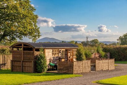 The outdoor space at The Shepherd's Retreat, Worcestershire