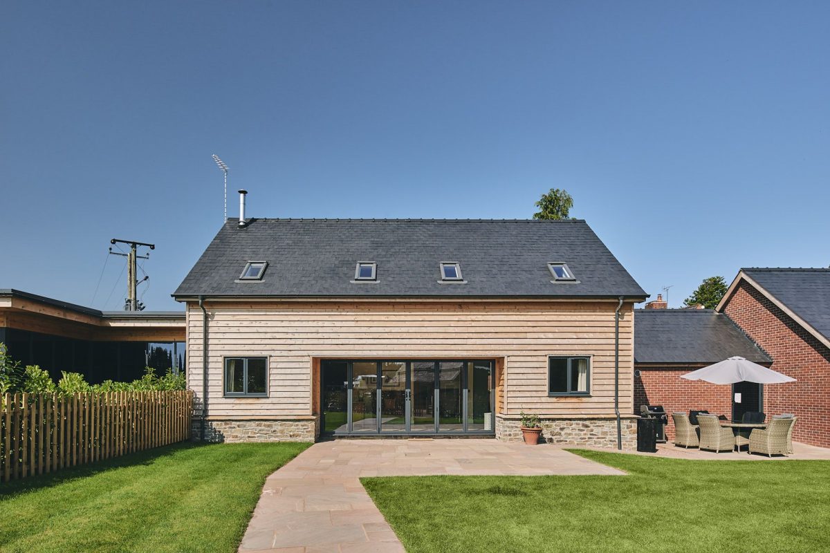 The exterior of The Byre, Welsh Borders