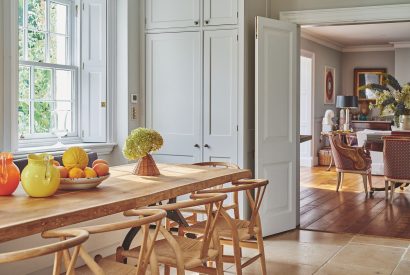 The dining room at America Farm, Oxfordshire