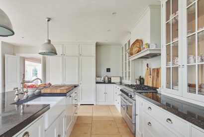 The kitchen at America Farm, Oxfordshire