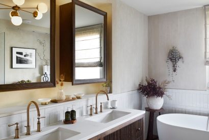 The bathroom at The Reserve, Cotswolds