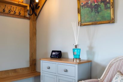 Living area at The Lodge at Leigh, Dorset