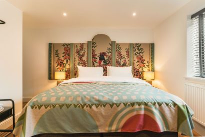 A super king size bedroom at Clay Hill House, Chapmanslade, Wiltshire