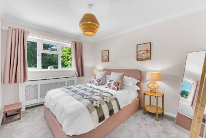 A double bedroom at Garden Cottage, Cheshire