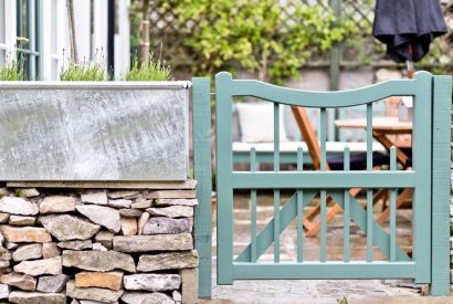 The outdoor space at Sweet Pea Cottage, Litton, Peak District