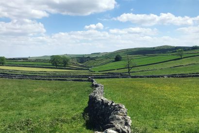 Countryside views at Sweet Pea Cottage, Litton, Peak District