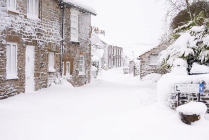 Winter at Sweet Pea Cottage, Litton, Peak District