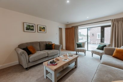 The living room at Arkle, Shropshire