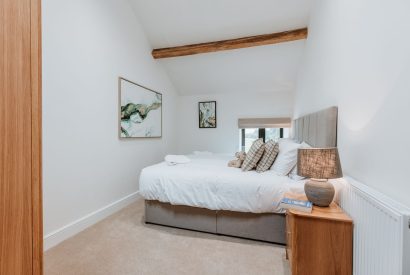 A king size bedroom at Arkle, Shropshire