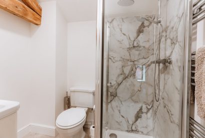 A shower room at Arkle, Shropshire