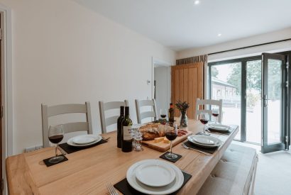 The dining room at Frankel, Shropshire 