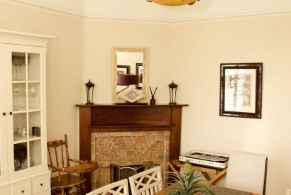 The dining room at Ocean Beach House, Devon