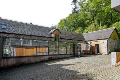 The entrance at Lomond House, Loch Lomond