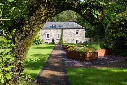 The gardens at Lomond House, Loch Lomond