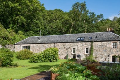 The gardens at Lomond House, Loch Lomond