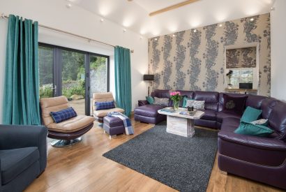 The sitting room at Lomond House, Loch Lomond