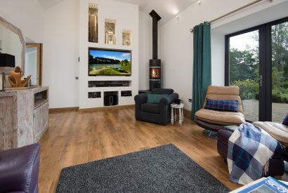 The sitting room at Lomond House, Loch Lomond