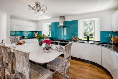 The kitchen at Lomond House, Loch Lomond