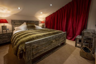 The studio double bedroom at Lomond House, Loch Lomond