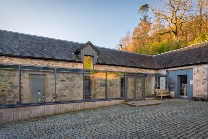 The entrance at Lomond House, Loch Lomond