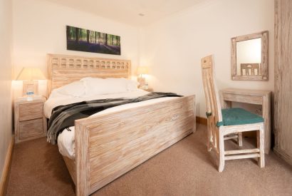 A double bedroom at Lomond House, Loch Lomond