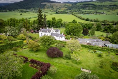 The grounds at Aberfeldy House, Perthshire