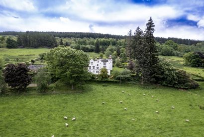 The grounds at Aberfeldy House, Perthshire