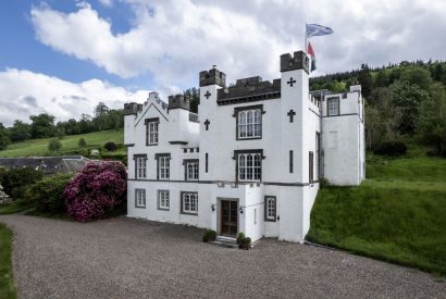 The exterior of Aberfeldy House, Perthshire