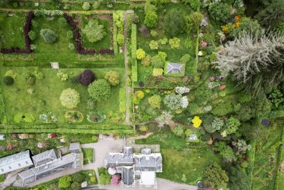 Aerial view of Aberfeldy House, Perthshire