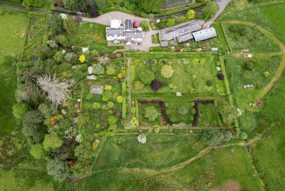 Aerial view of Aberfeldy House, Perthshire