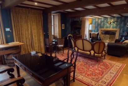 A living room at Aberfeldy House, Perthshire