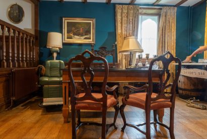 A living room at Aberfeldy House, Perthshire