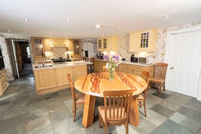 The kitchen at Aberfeldy House, Perthshire