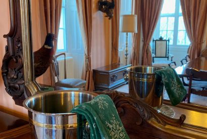 The dining room at Aberfeldy House, Perthshire