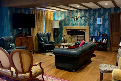 A living room at Aberfeldy House, Perthshire